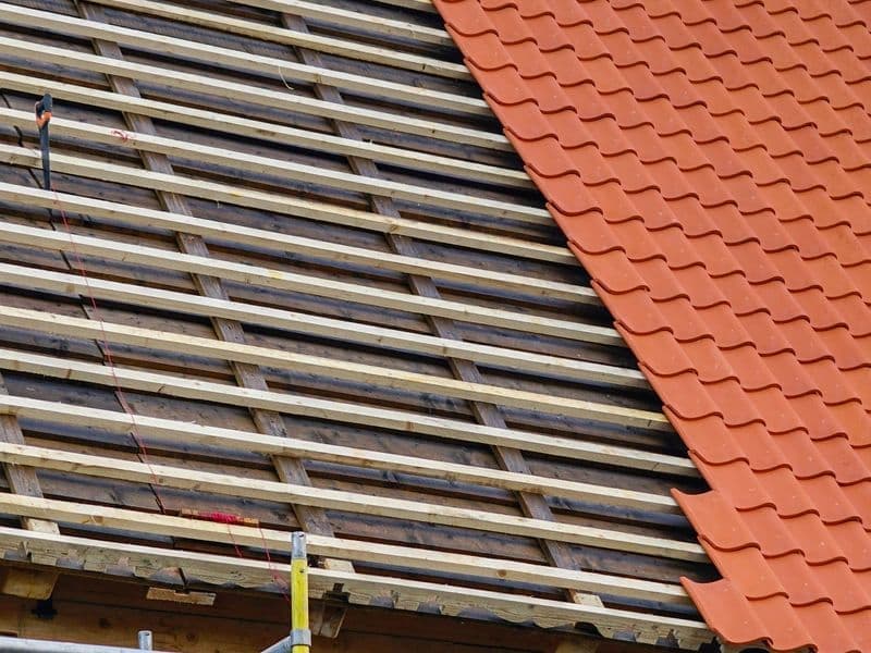 New roof being installed by BMS Vanguard