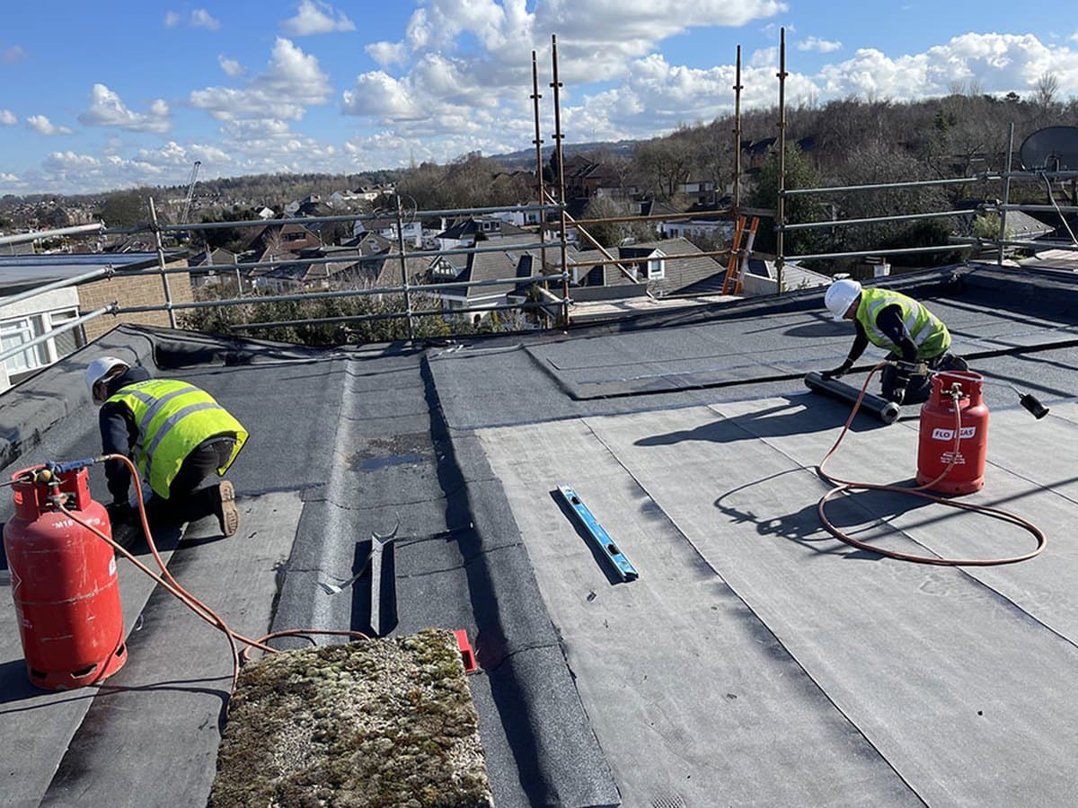 Flat roofing project by BMS Vanguard Roofing – photo 2