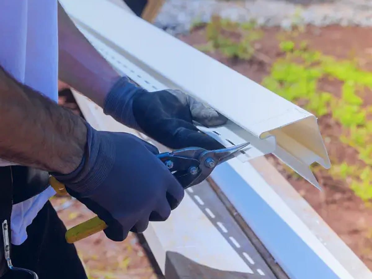 Gutter installation project by BMS Vanguard Roofing – photo 1