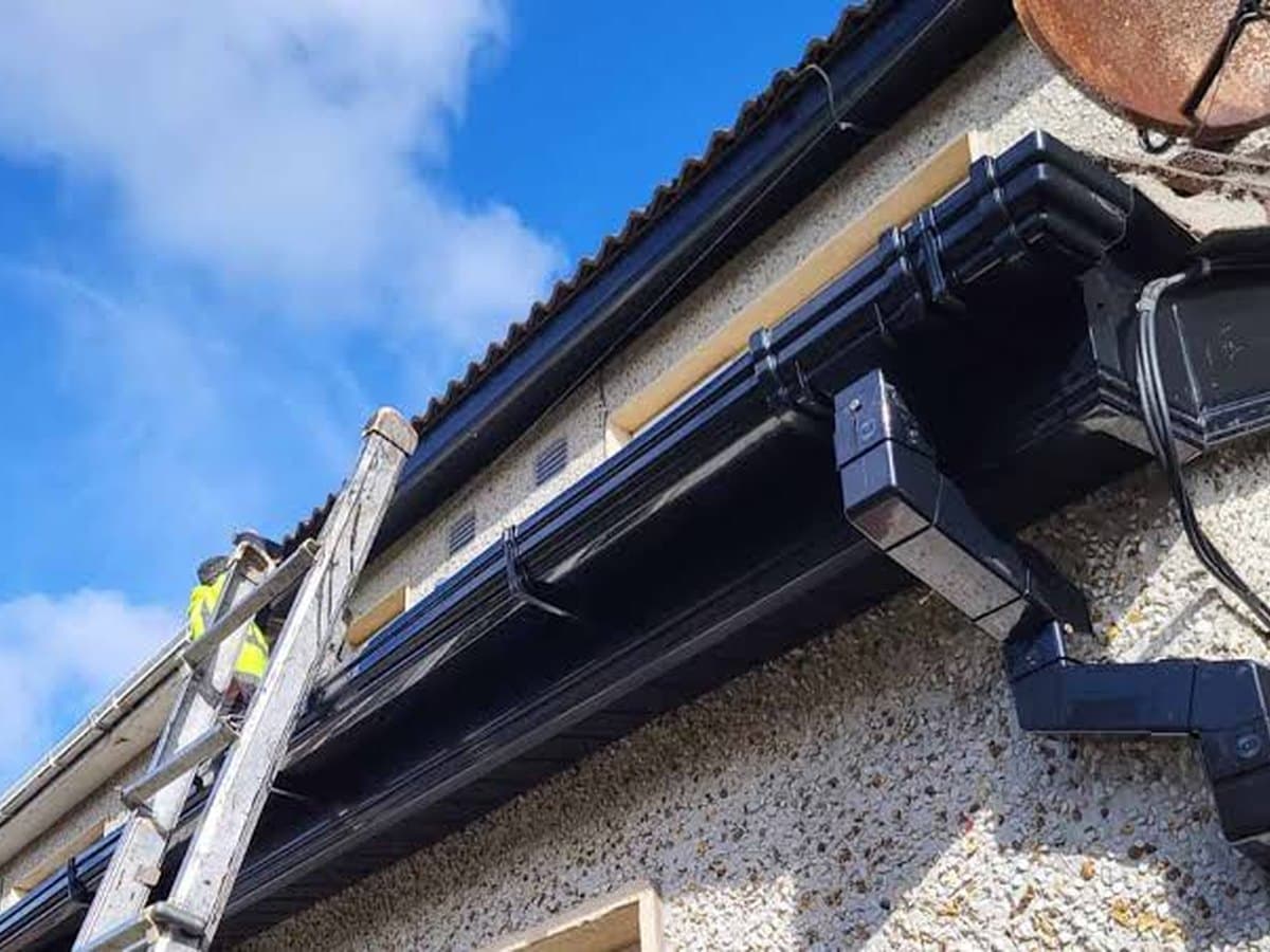 Gutter installation project by BMS Vanguard Roofing – photo 3