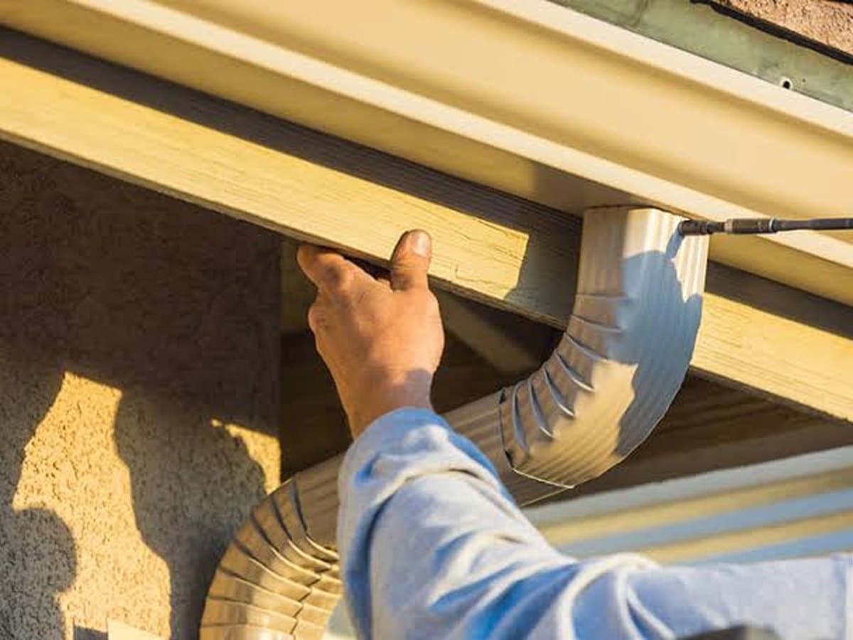 Gutter repair project by BMS Vanguard Roofing – photo 2