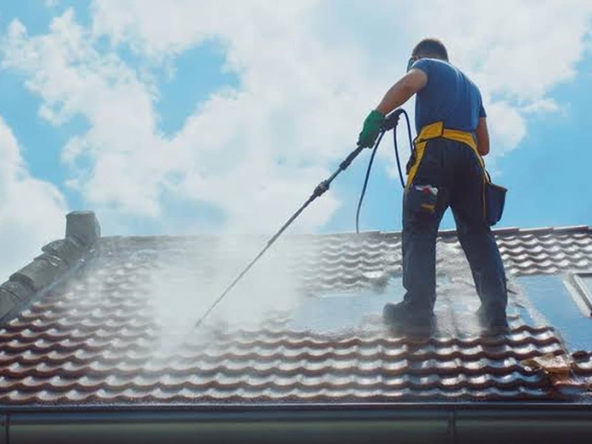 Roof cleaning project by BMS Vanguard Roofing – photo 2